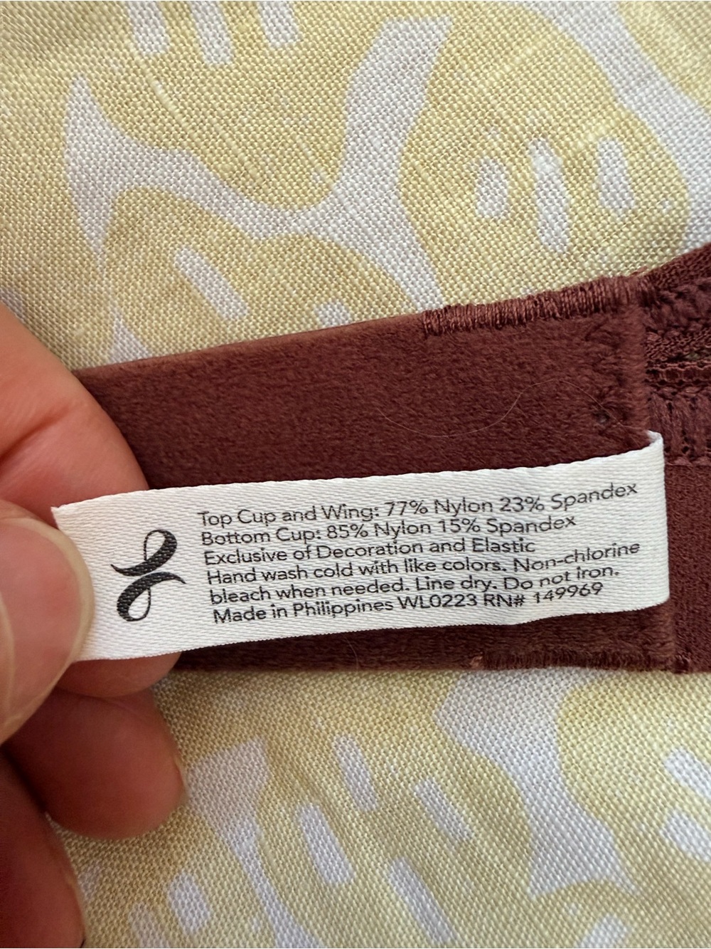 Lively Bralette in Umber, size L - Picture 7 of 8